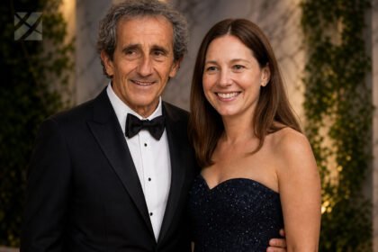 Alain Prost et sa nouvelle compagne