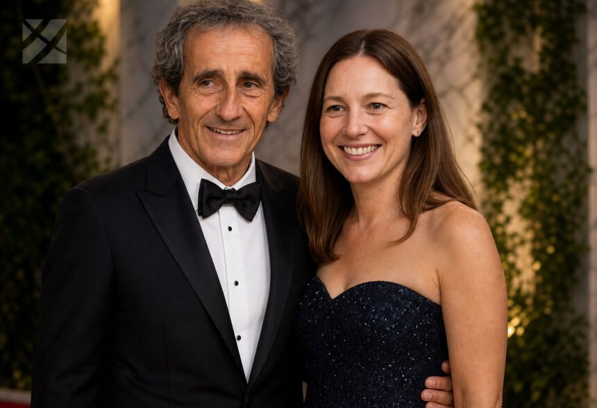 Alain Prost et sa nouvelle compagne